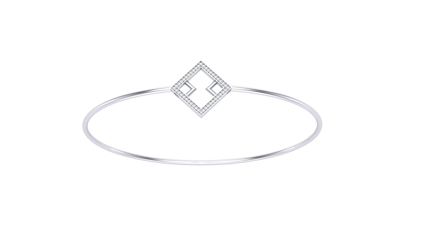 0.35 ctw Lab-Grown Diamond | Designer Bangle.