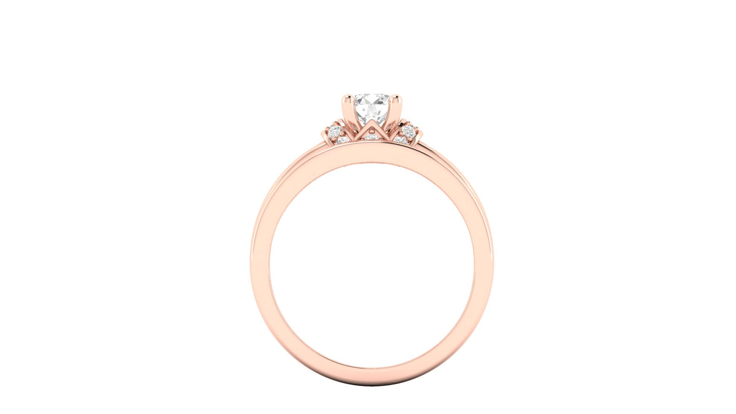 2.00 ctw Round Shape Lab Grown Diamonds | Designer Ring.
