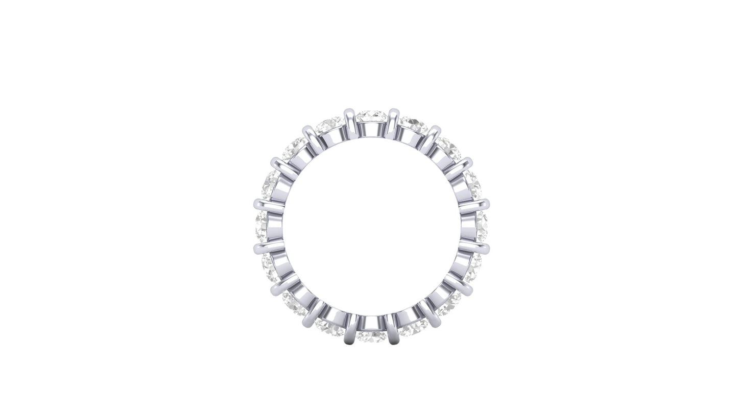 2.55 ctw Round Shape Lab Grown Diamonds | Designer Band.