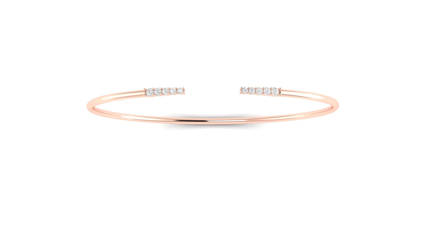 0.25 ctw Lab Grown Diamonds | Designer Bangle.