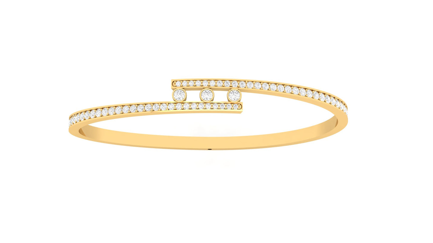 1.00 ctw Lab-Grown Diamond Bracelet.