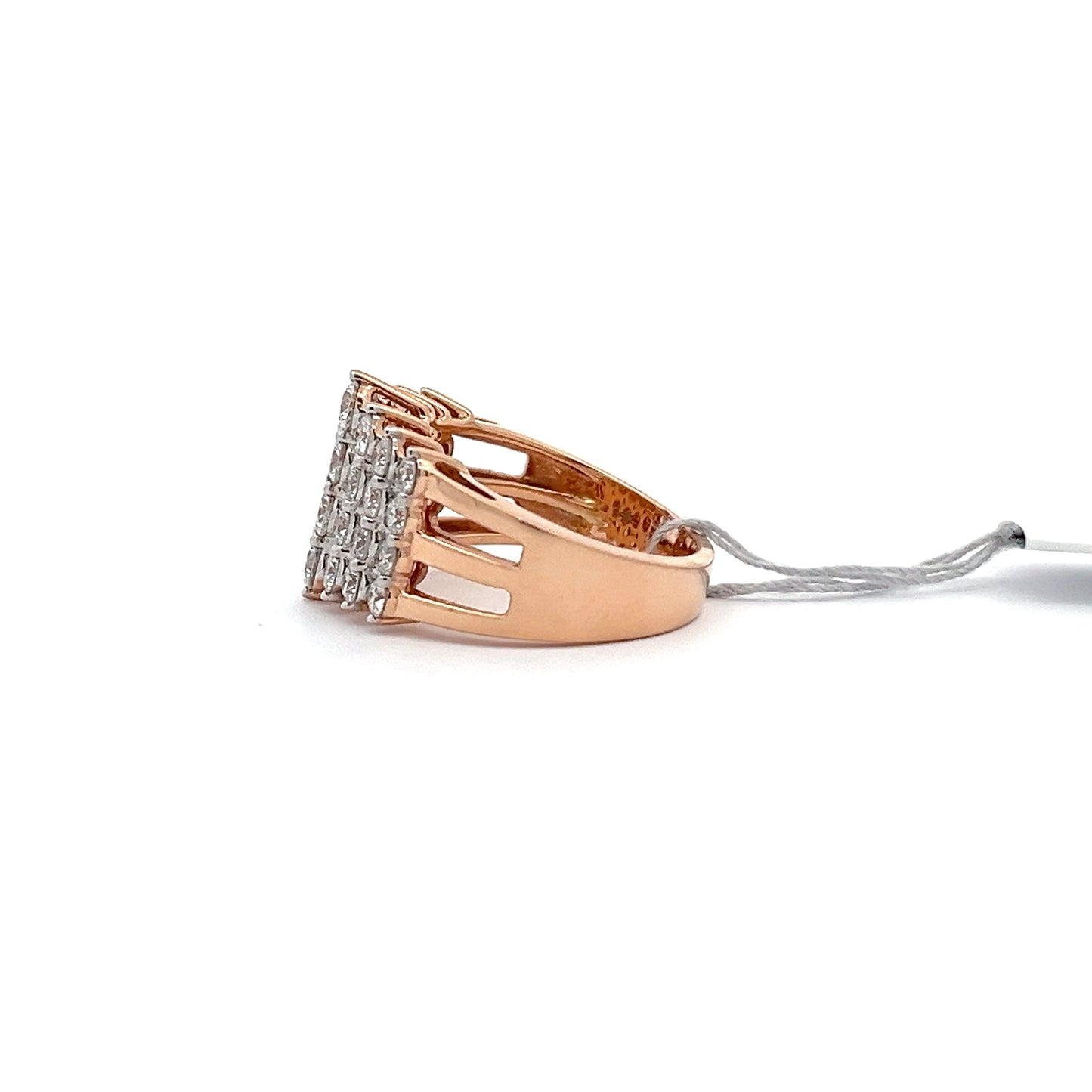 14K ROSE GOLD | 2.00 CTW NATURAL DIAMONDS RING.