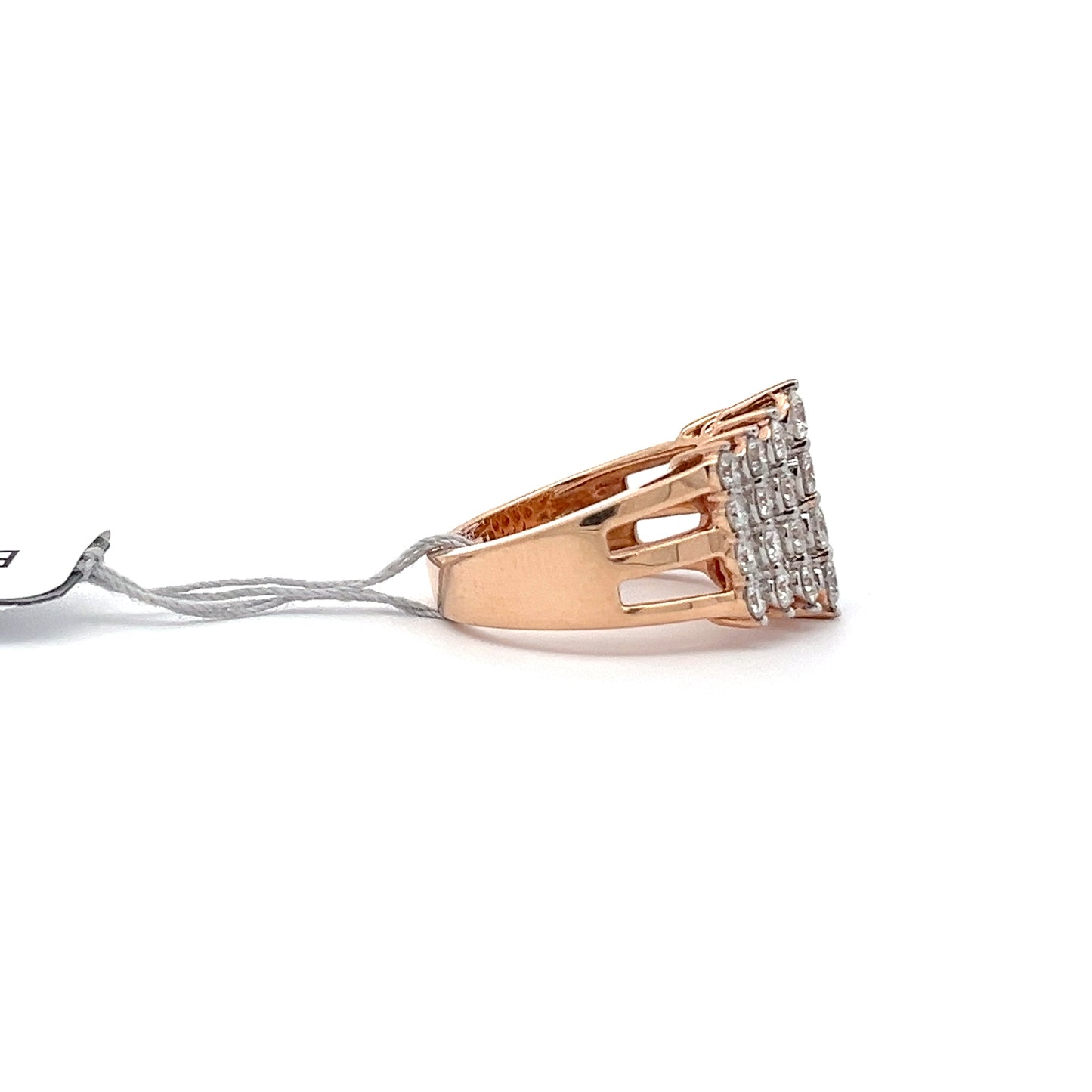 14K ROSE GOLD | 2.00 CTW NATURAL DIAMONDS RING.