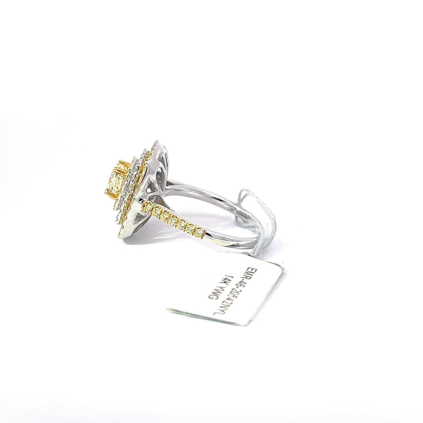 2.02ct Total Natural Diamonds Including Center Stone | 14K YWG Ring