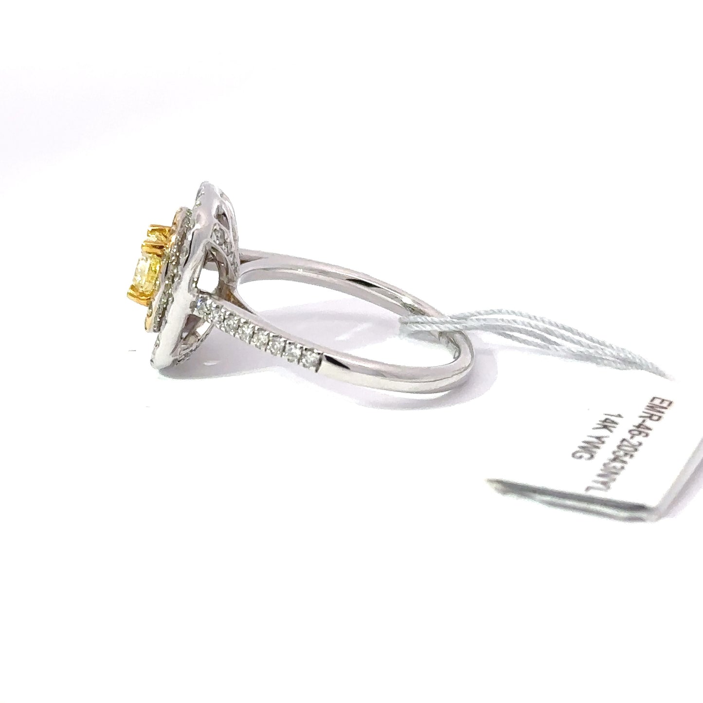 1.40ct Total Natural Diamonds Including Center Stone | 14K YWG Ring