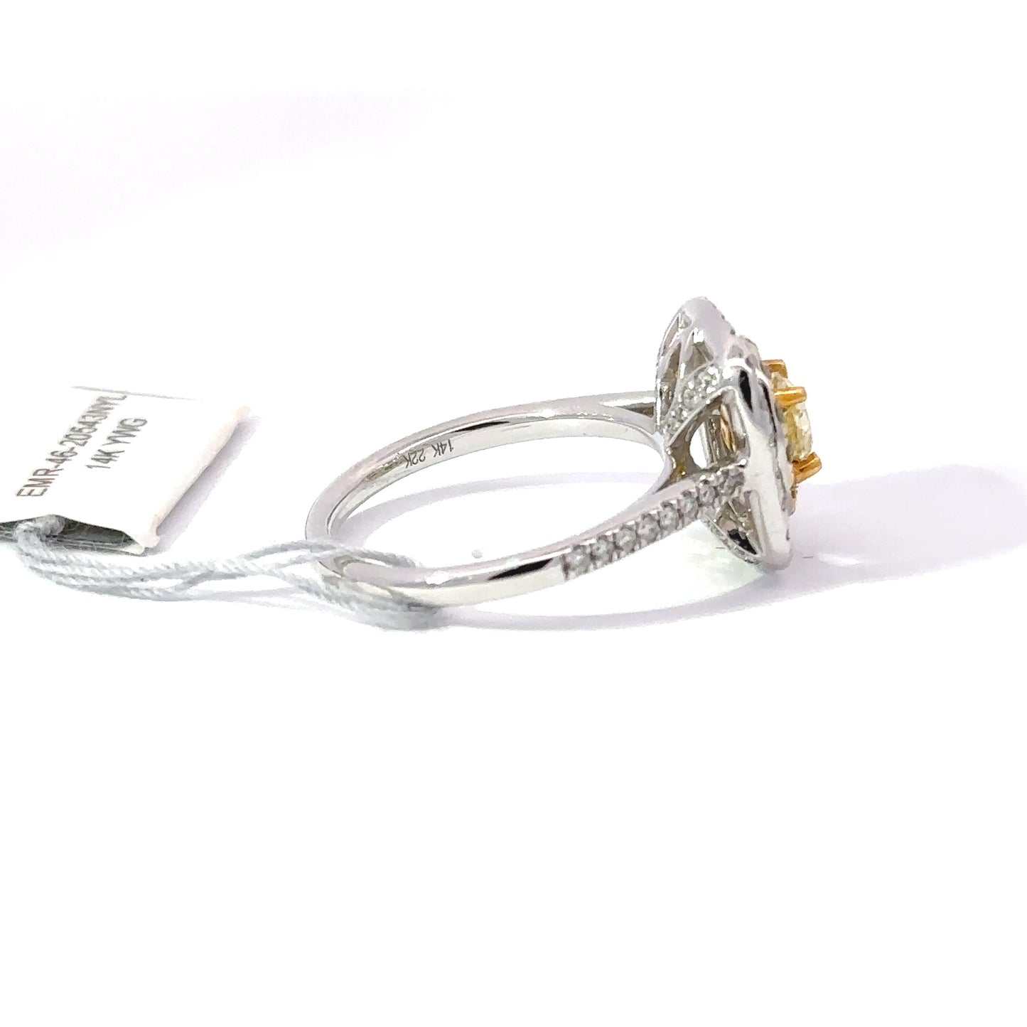 1.40ct Total Natural Diamonds Including Center Stone | 14K YWG Ring
