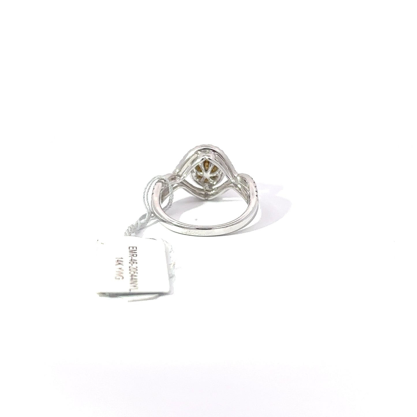 1.17ct Total Natural Diamonds Including Center Stone | 14K YWG Ring