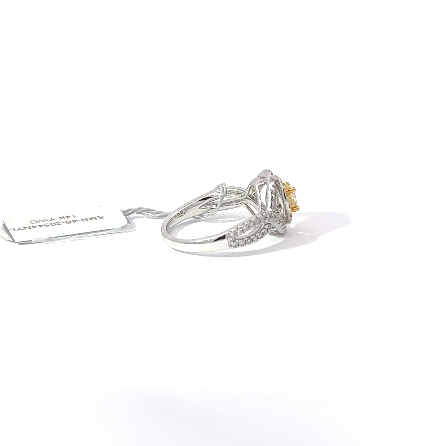 1.17ct Total Natural Diamonds Including Center Stone | 14K YWG Ring