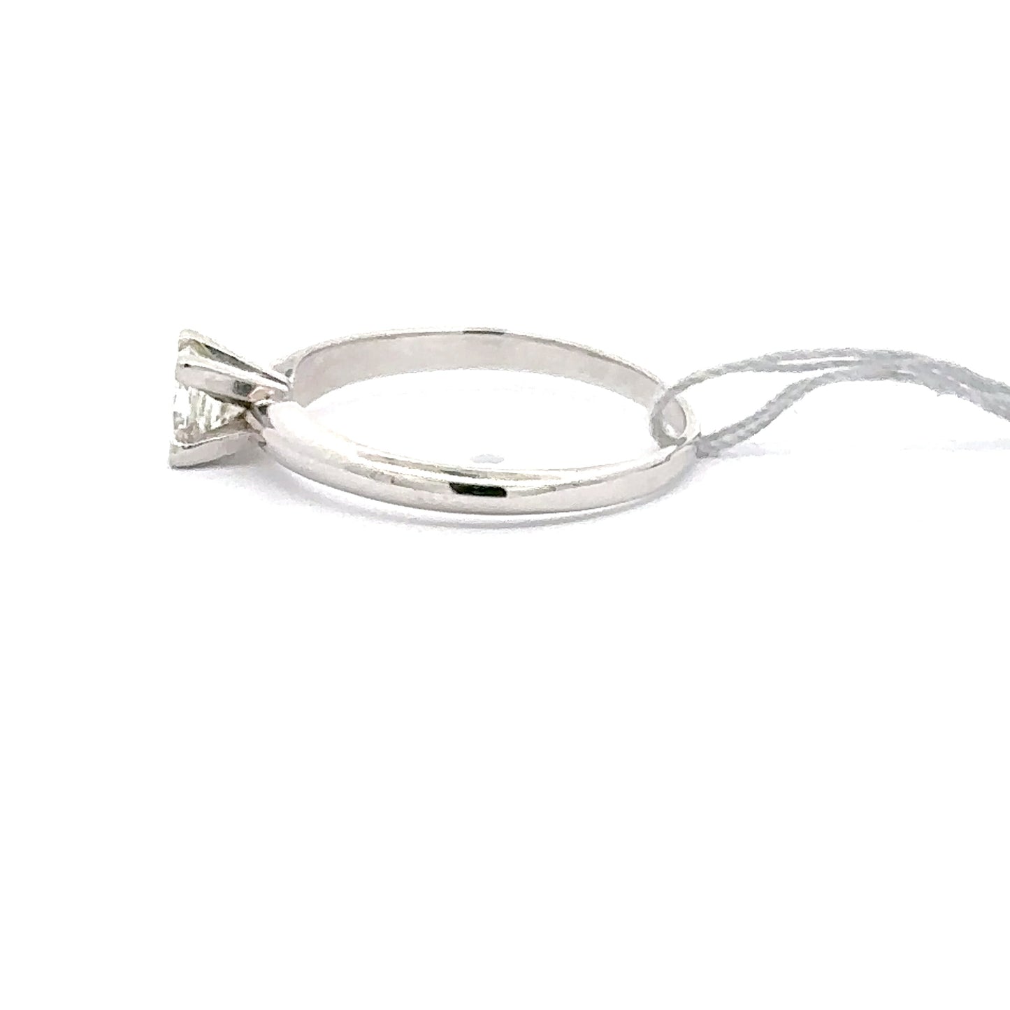 0.50ct Natural Princess-Cut Diamond Ring | 14K WG