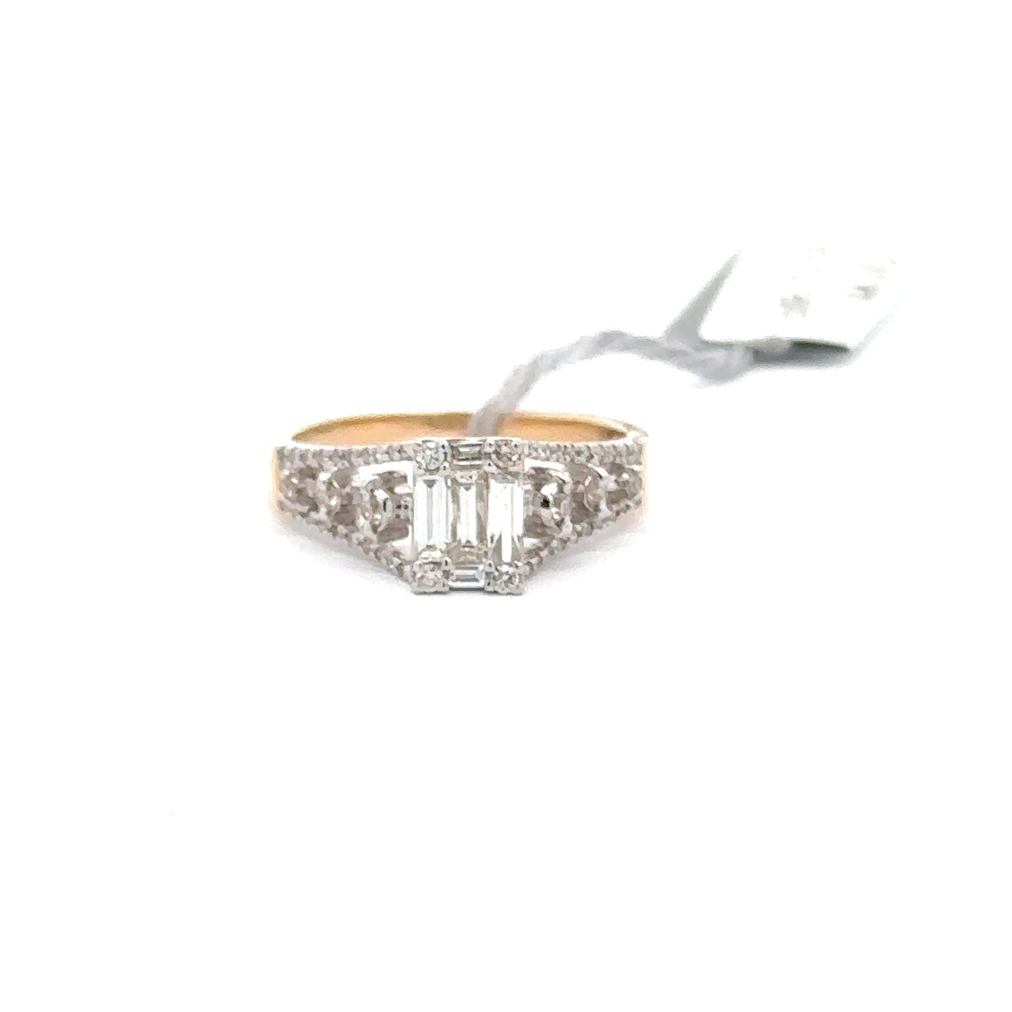 0.75 ctw Natural Diamond Ring | 14k Yellow/White Gold