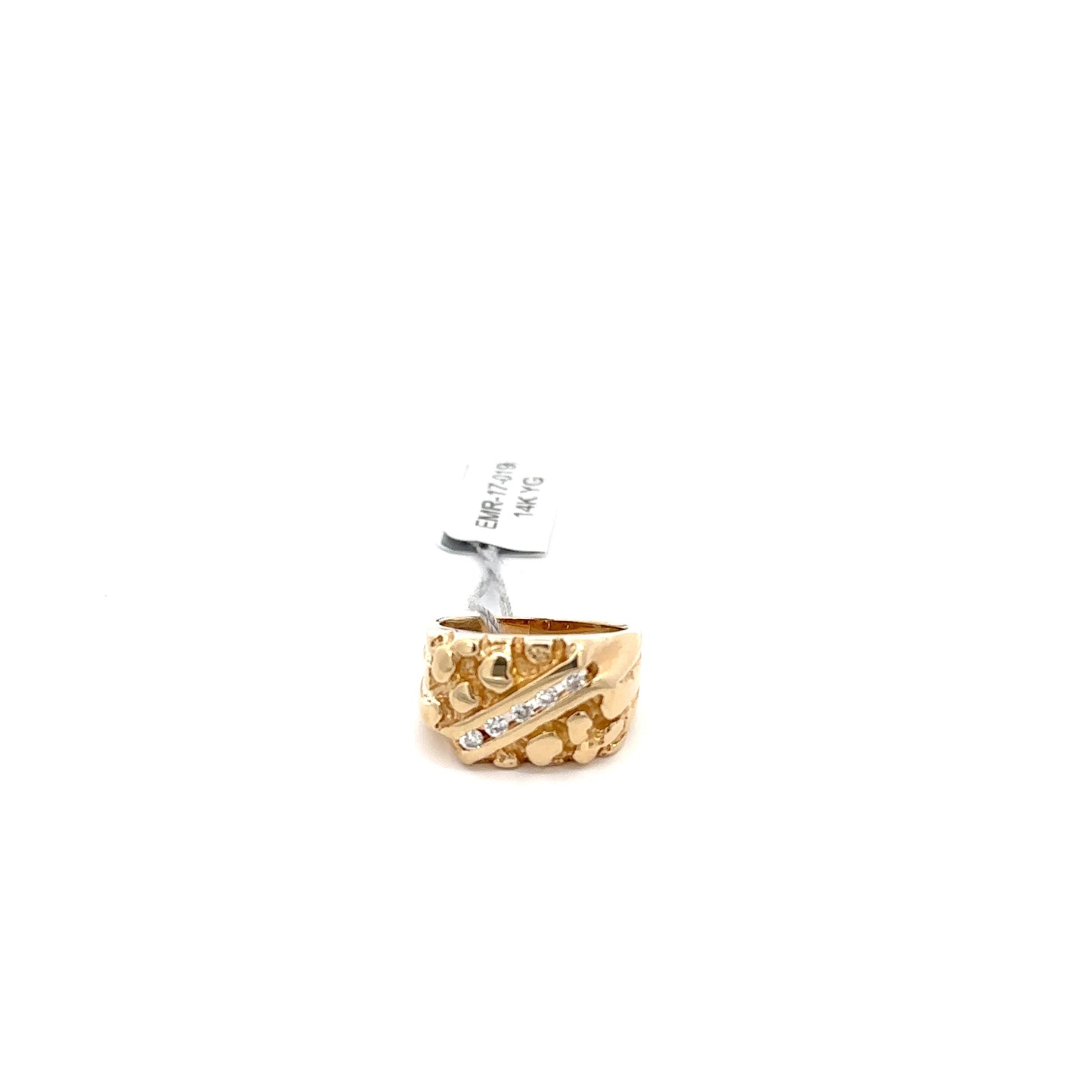 14k Yellow Gold Mens Ring