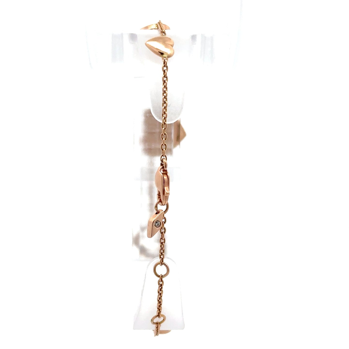 0.36 ctw Natural Diamond | Mother of Pearl | 14K Rose Gold