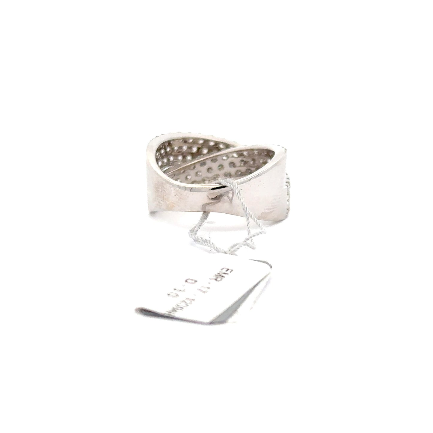 3 ctw Natural Diamond Ring | 18k White Gold