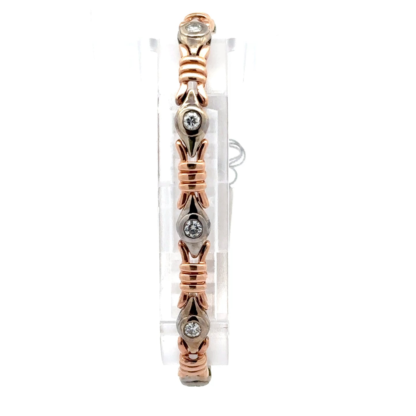 1.00 ctw Natural Diamonds | 14k Rose Gold