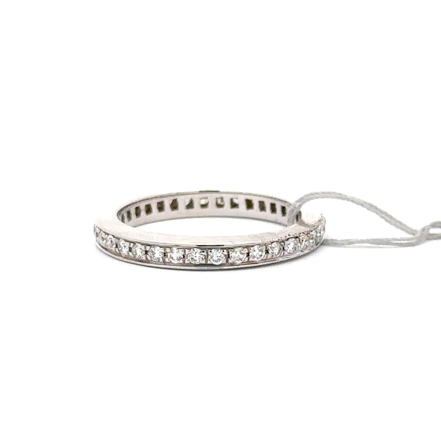 1.00ct Natural Diamond Channel-Set Band Ring | 14K WG