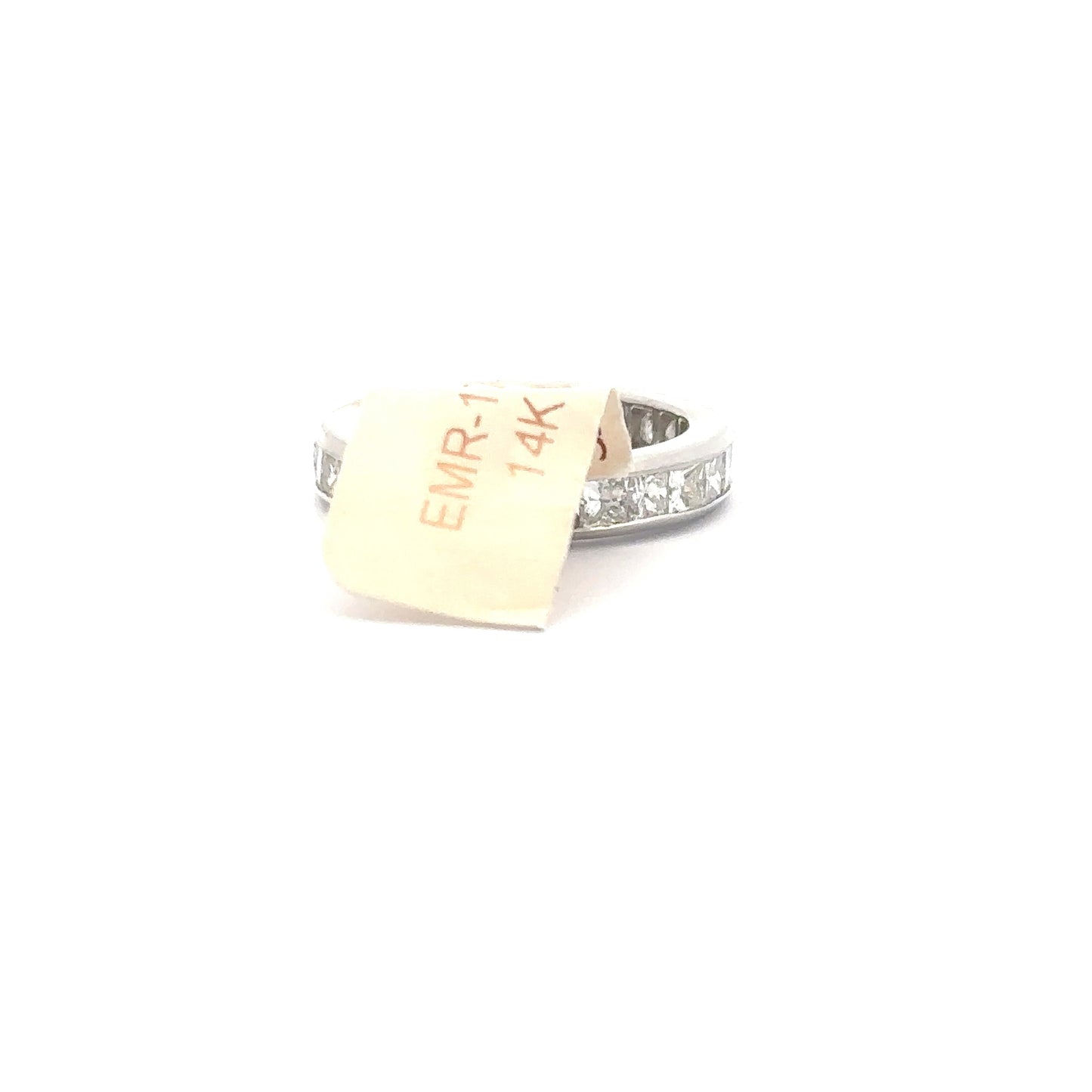6.15ct Natural Diamond Channel-Set Band Ring | 14K WG