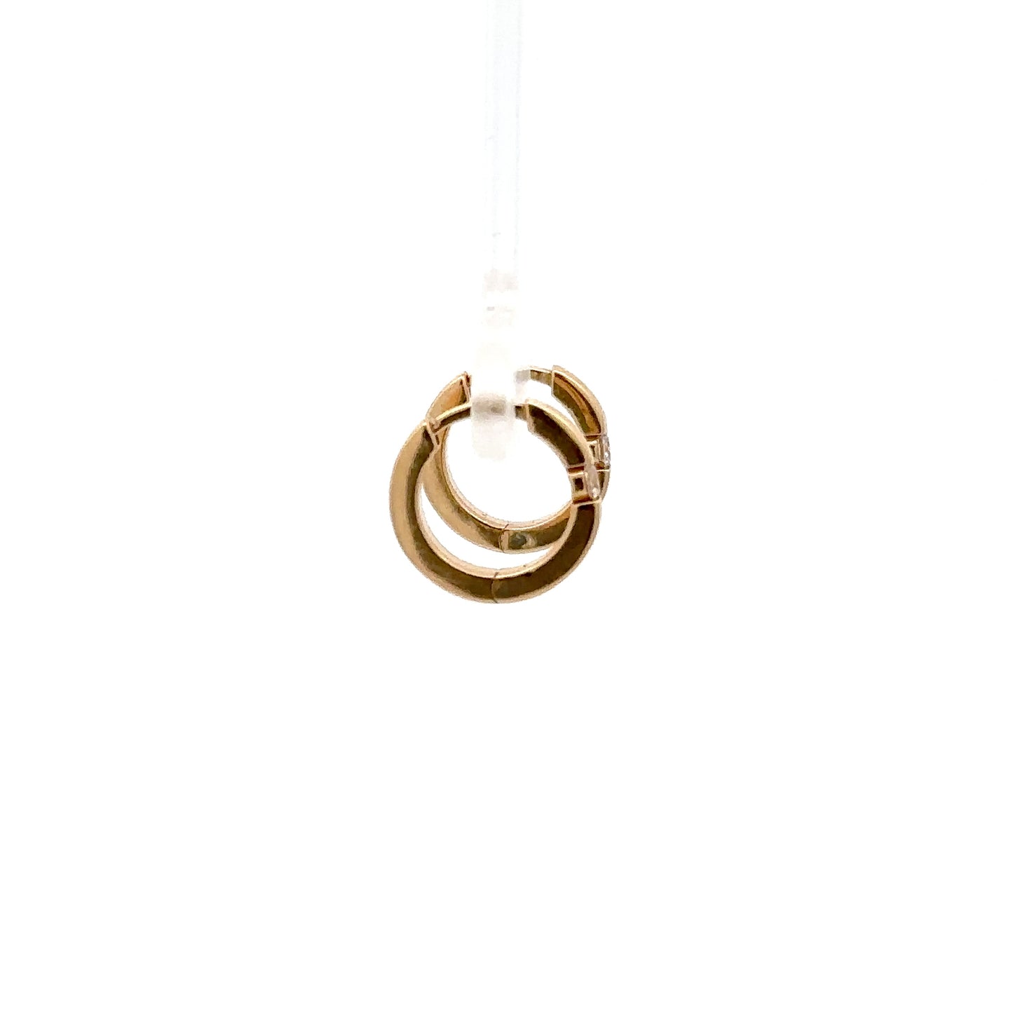 0.12 ct Natural Diamonds | 14k Yellow Gold.