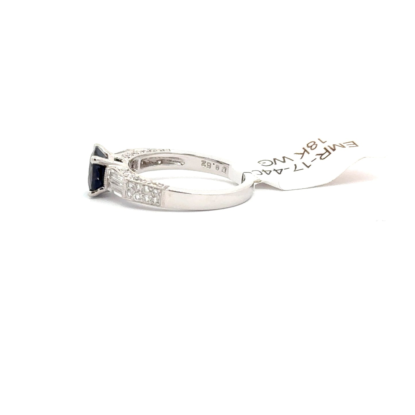 Beautiful Sapphire/Diamond Women’s Ring Set in 18K White Gold