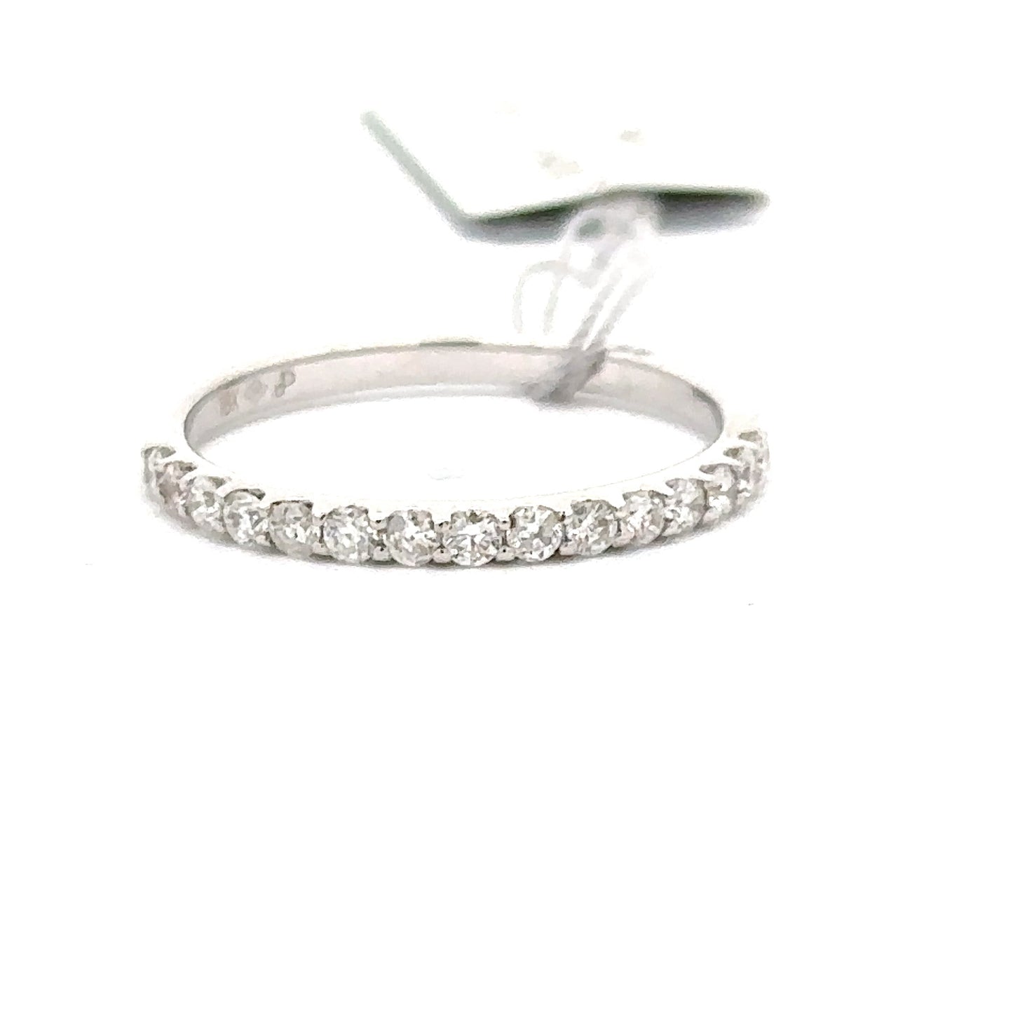 18K White Gold Ring.
