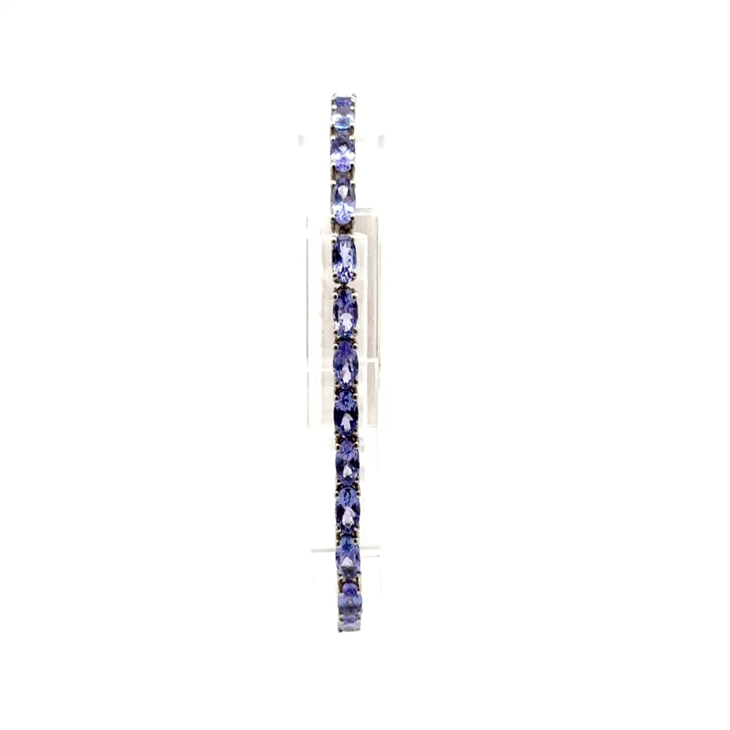 10.08 ctw Tanzanite Bracelet | Silver.