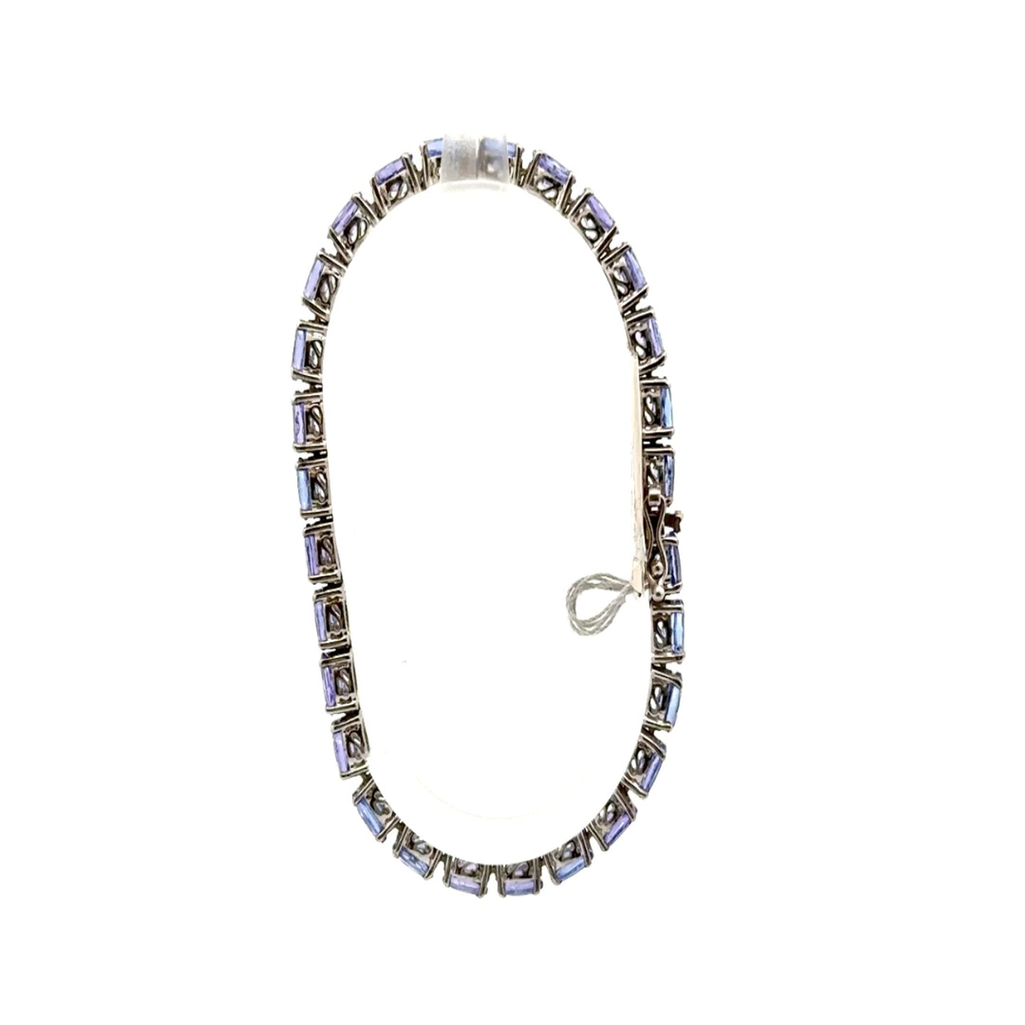 10.08 ctw Tanzanite Bracelet | Silver.