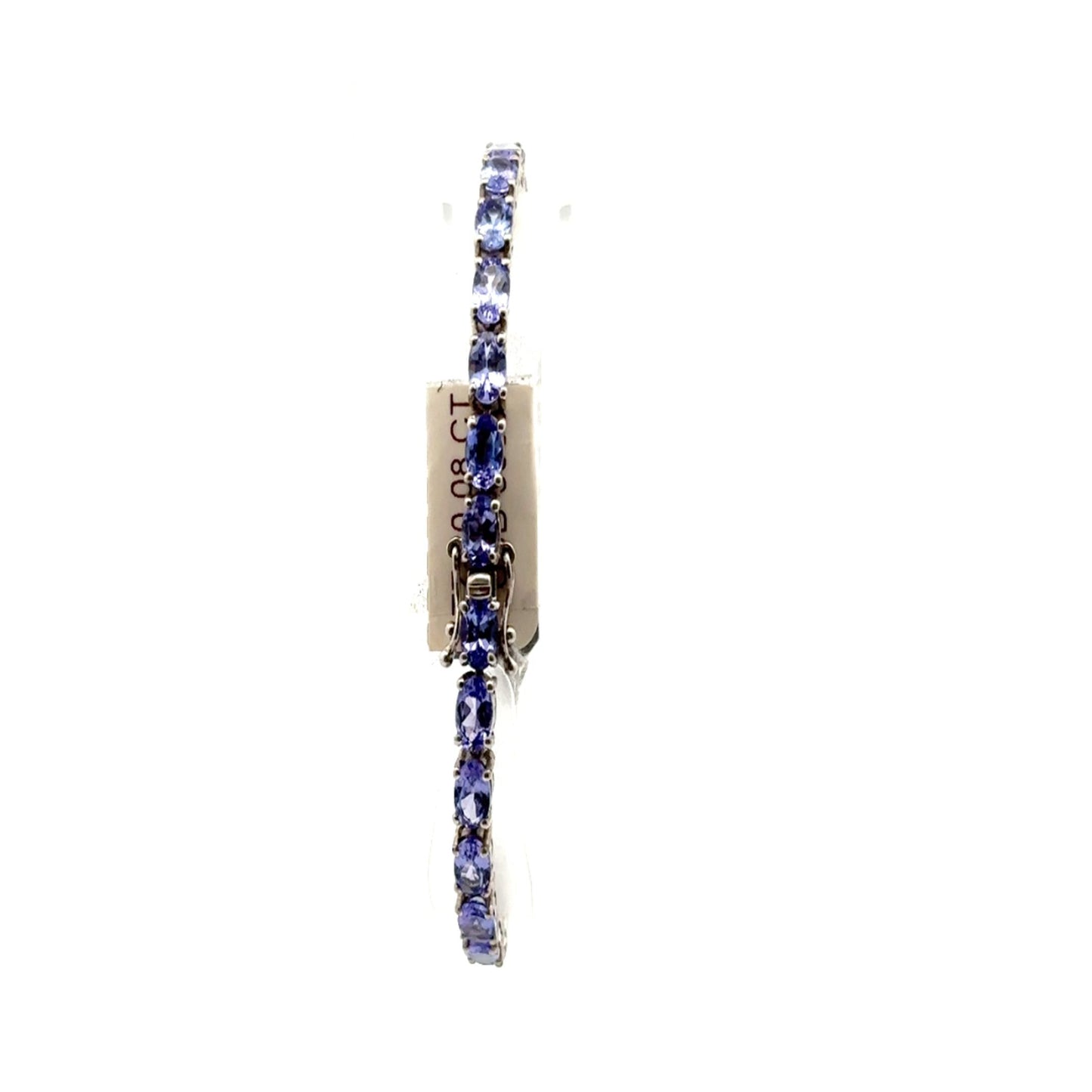 10.08 ctw Tanzanite Bracelet | Silver.