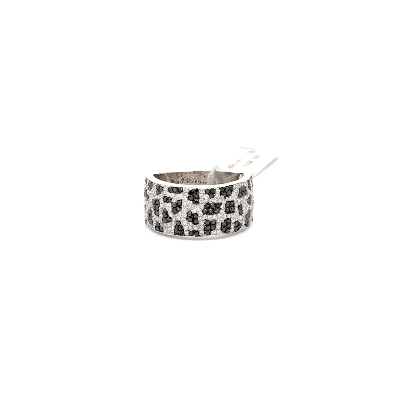 14K White Gold Ring.