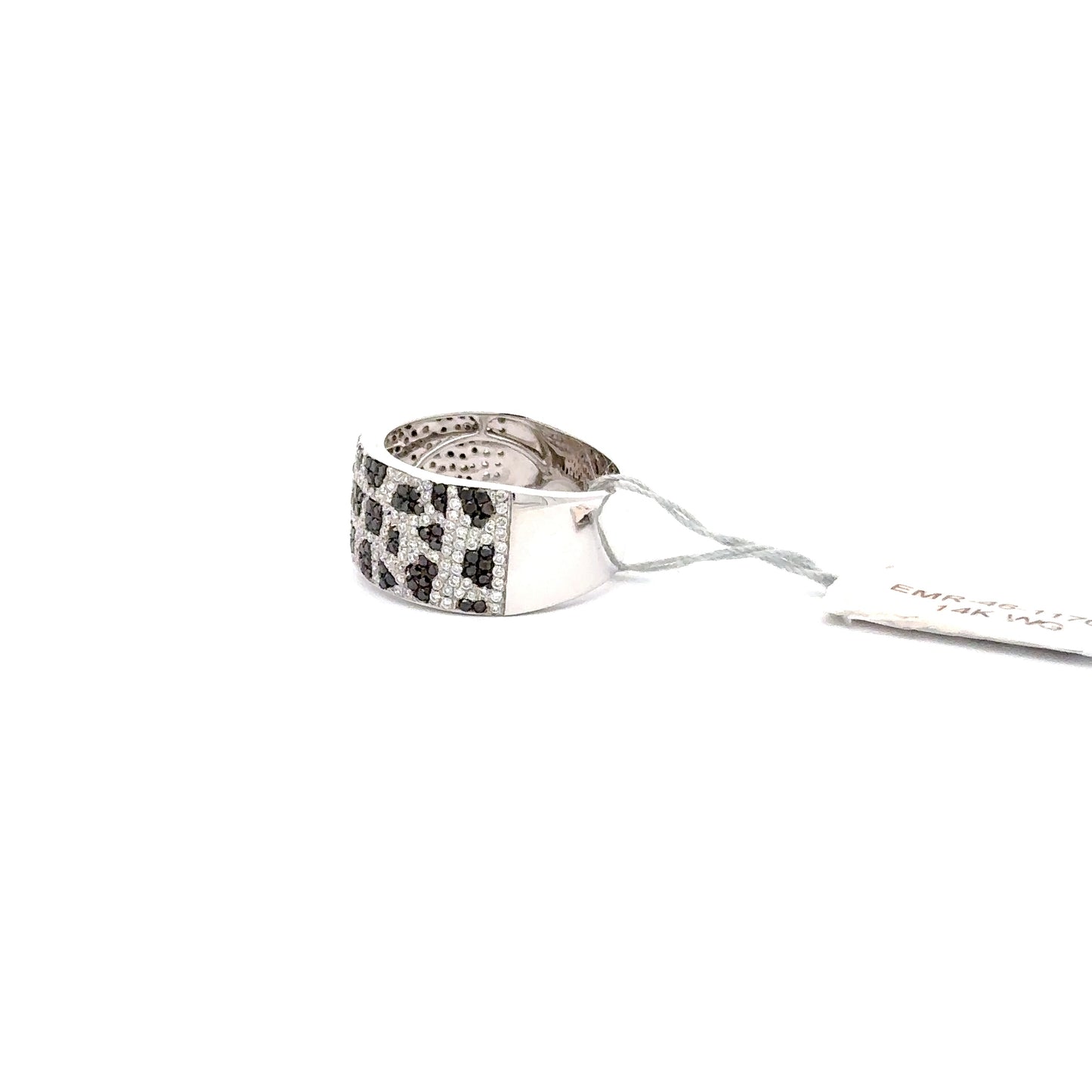 14K White Gold Ring.