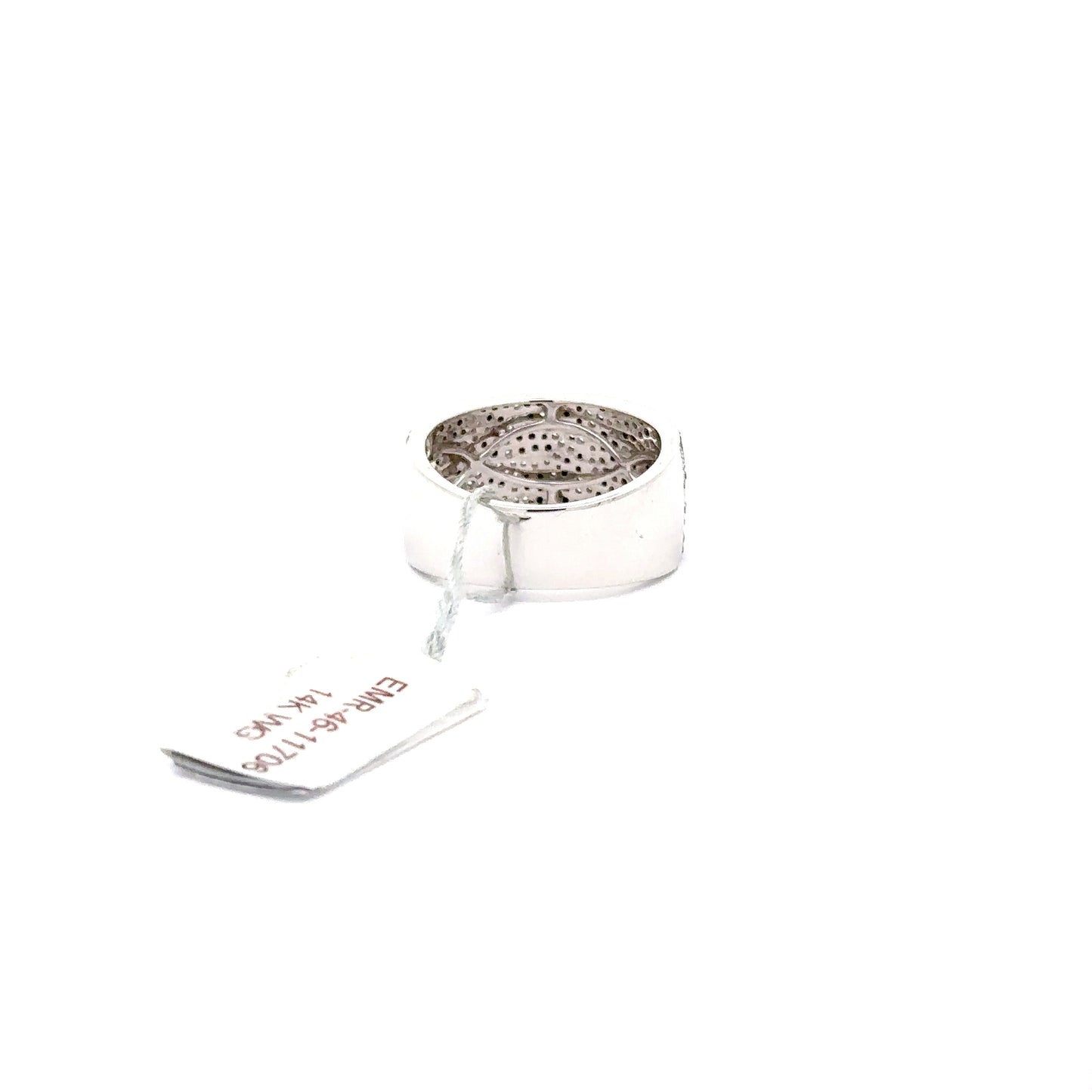 14K White Gold Ring.
