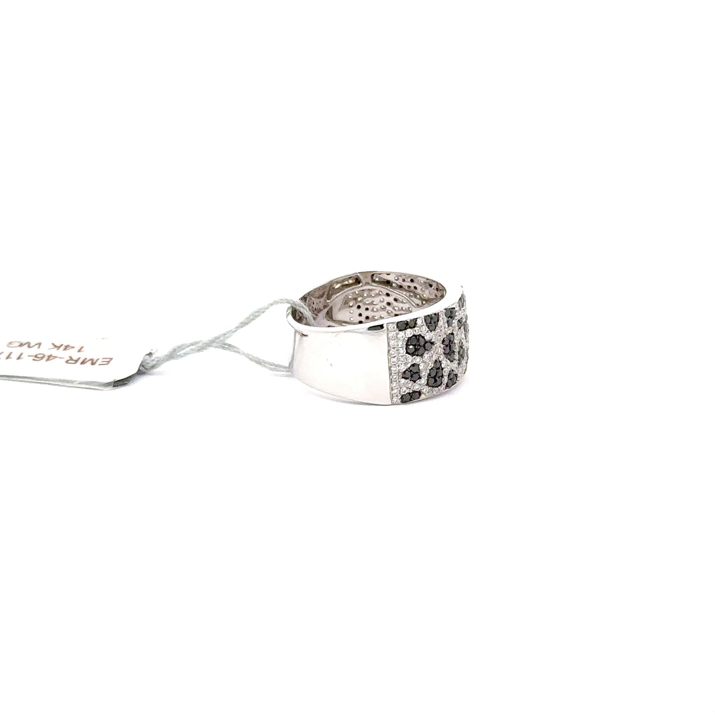14K White Gold Ring.