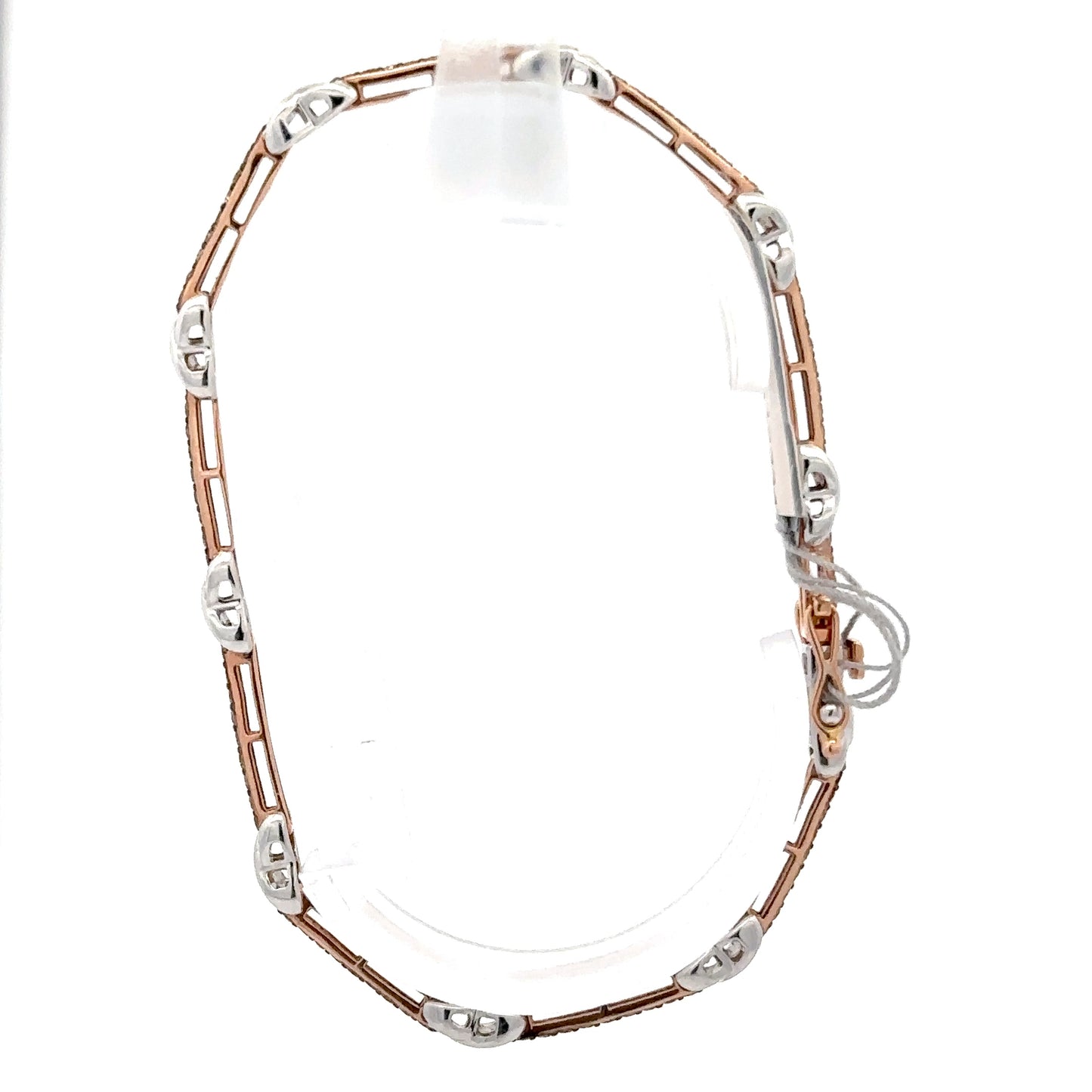 1.15 ctw Natural Chocolate Diamonds | 14k White/Rose Gold.