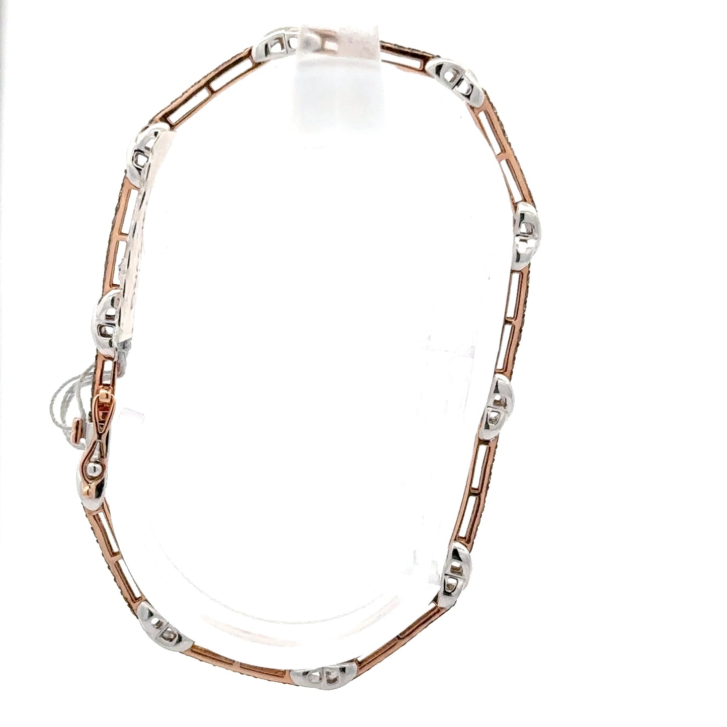 1.15 ctw Natural Chocolate Diamonds | 14k White/Rose Gold.