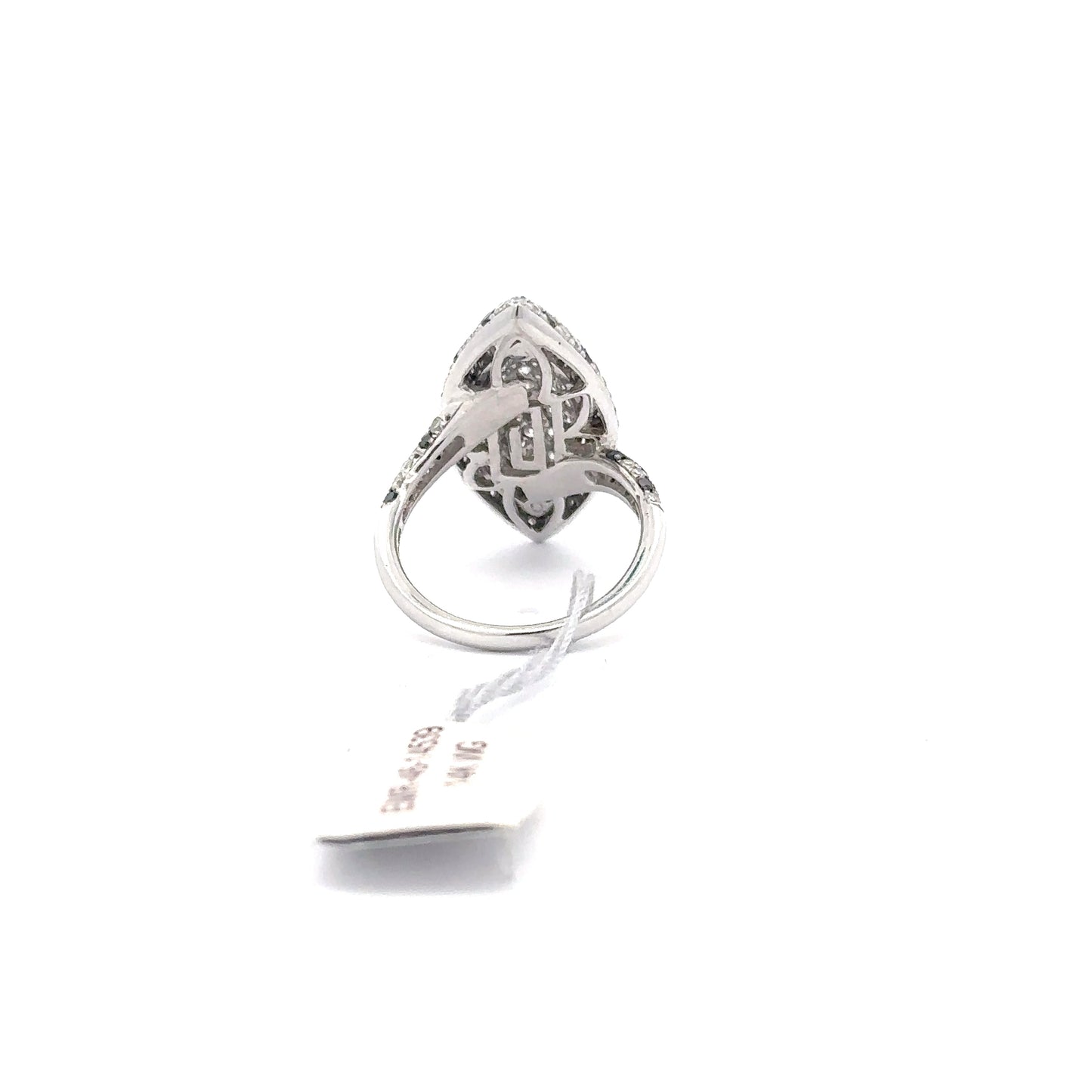 14K WHITE GOLD | 1.54 CT NATURAL DIAMOND | 0.42 BLACK DIAMOND