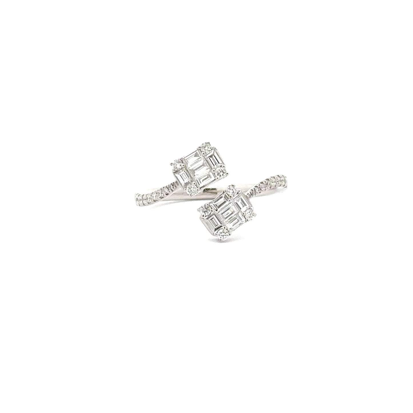 0.64ctw Natural Diamond Ring | 14k white gold