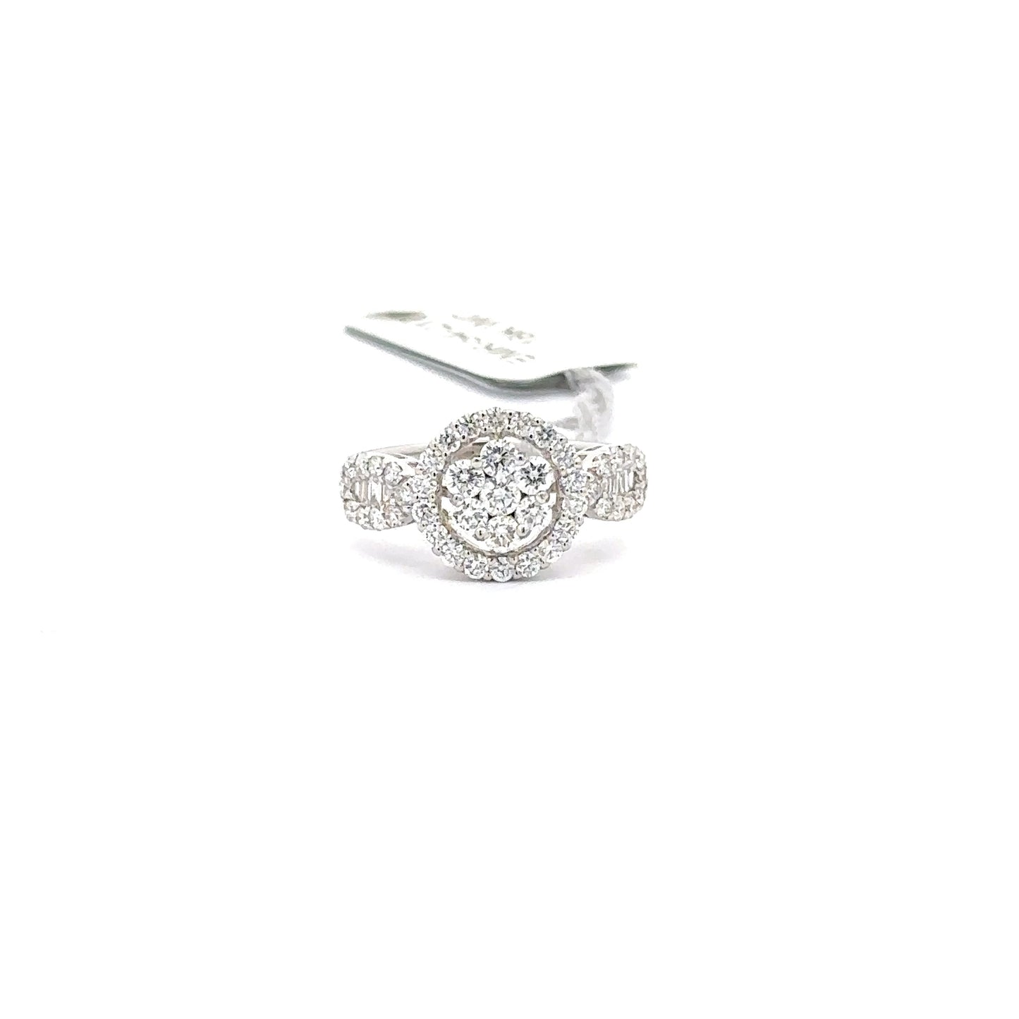 1.08ct Total Natural Diamond Ring | 18K WG