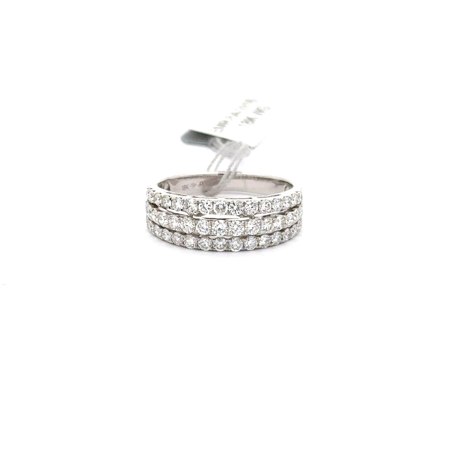 1.16 ctw Natural Diamond Ring | 18k White Gold