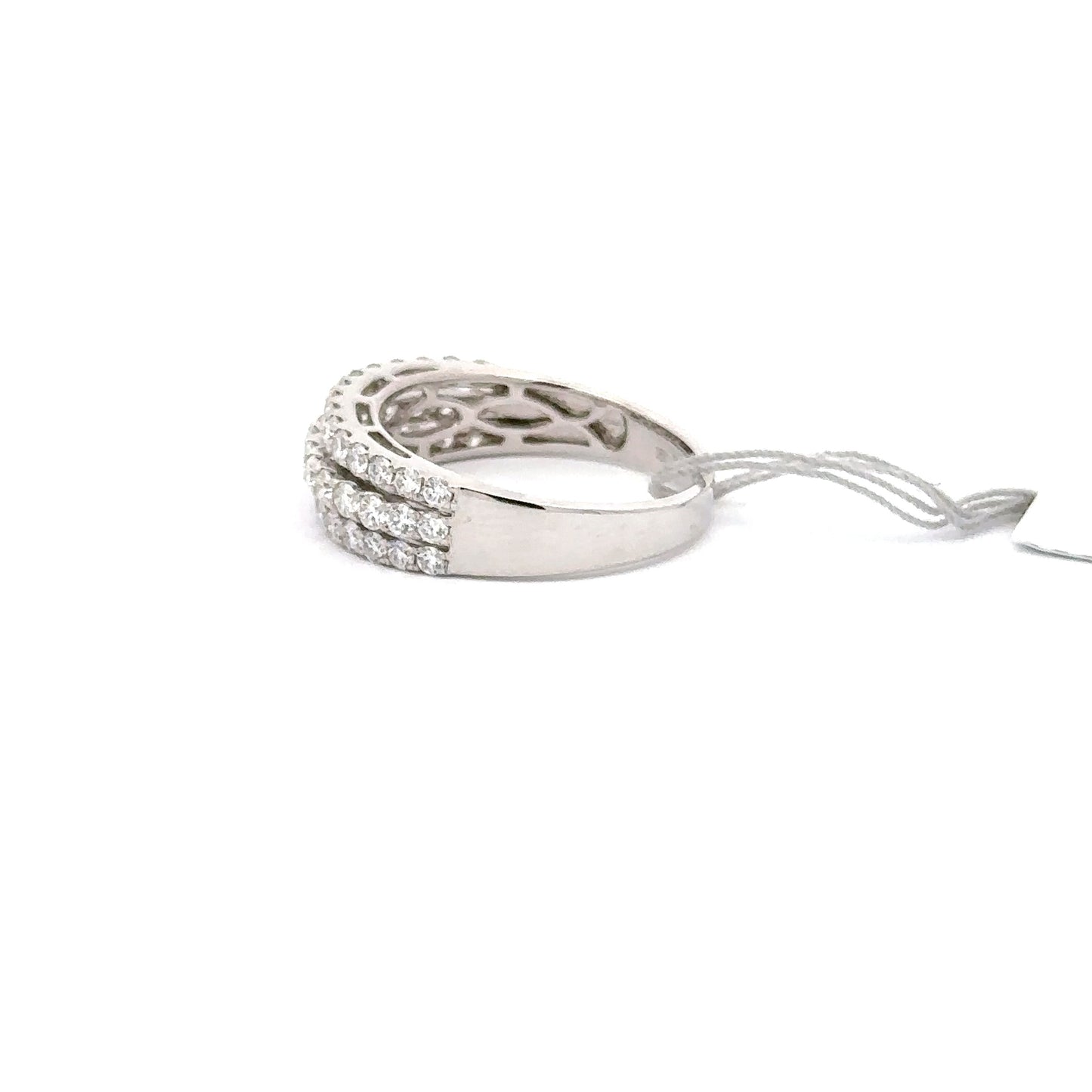 1.16 ctw Natural Diamond Ring | 18k White Gold