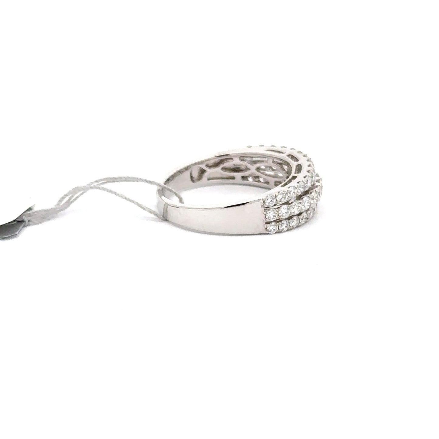1.16 ctw Natural Diamond Ring | 18k White Gold
