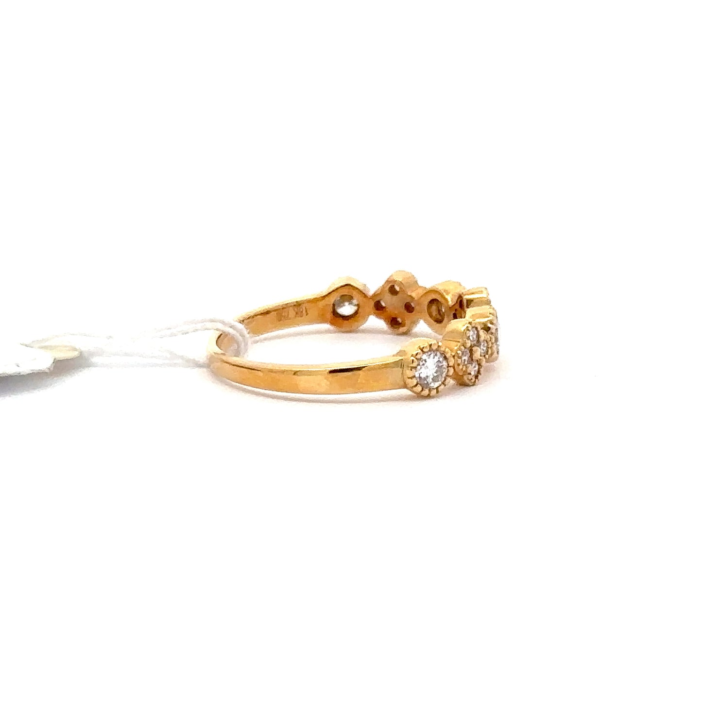 0.55 ctw Natural Diamonds Band | 18K YG