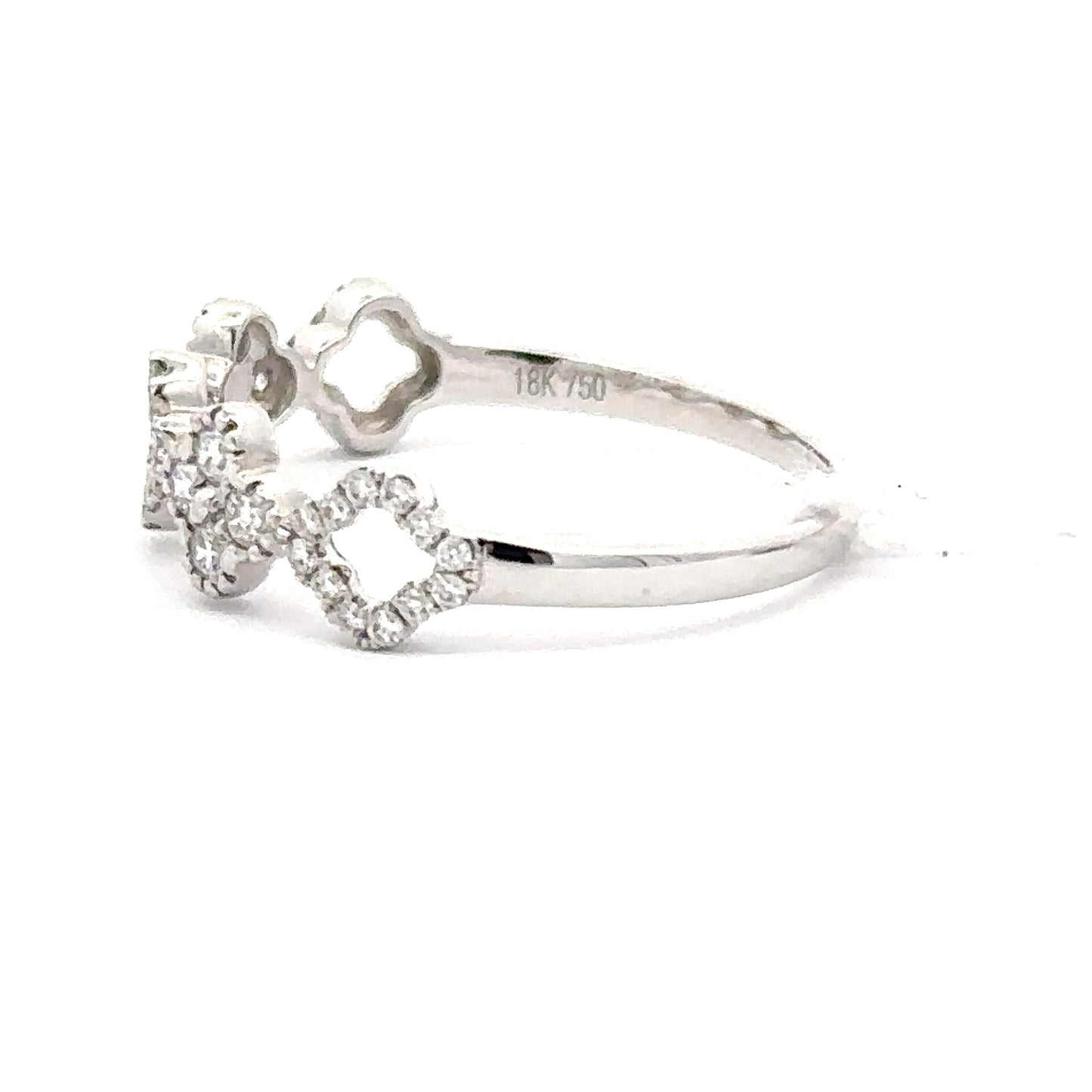 0.35ct Natural Diamond Band | 18K WG