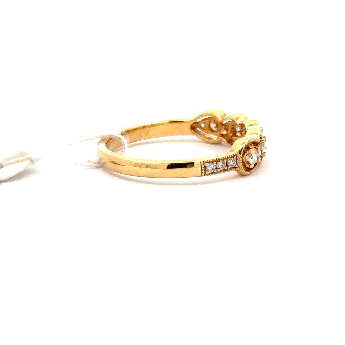 0.34 ctw Natural Diamond Ring | 18k Yellow Gold