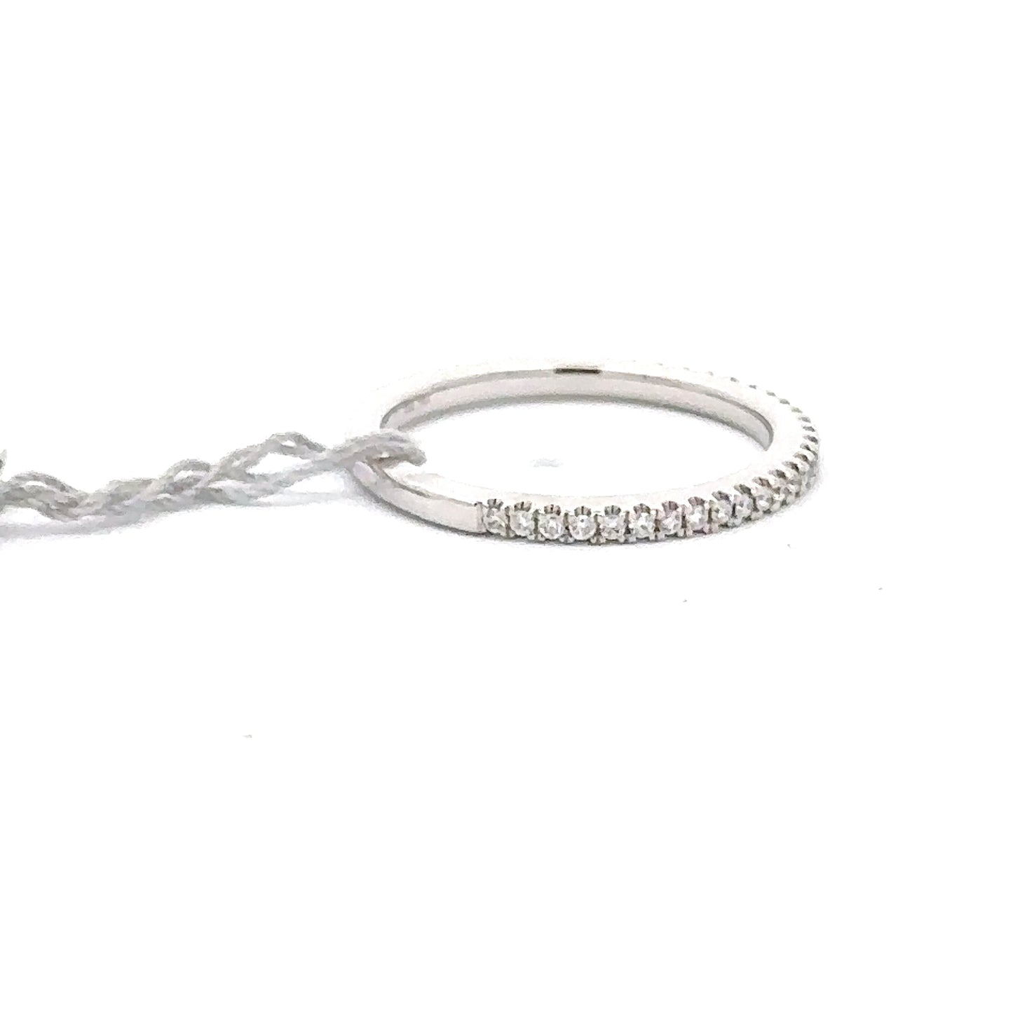 18K White Gold Ring.