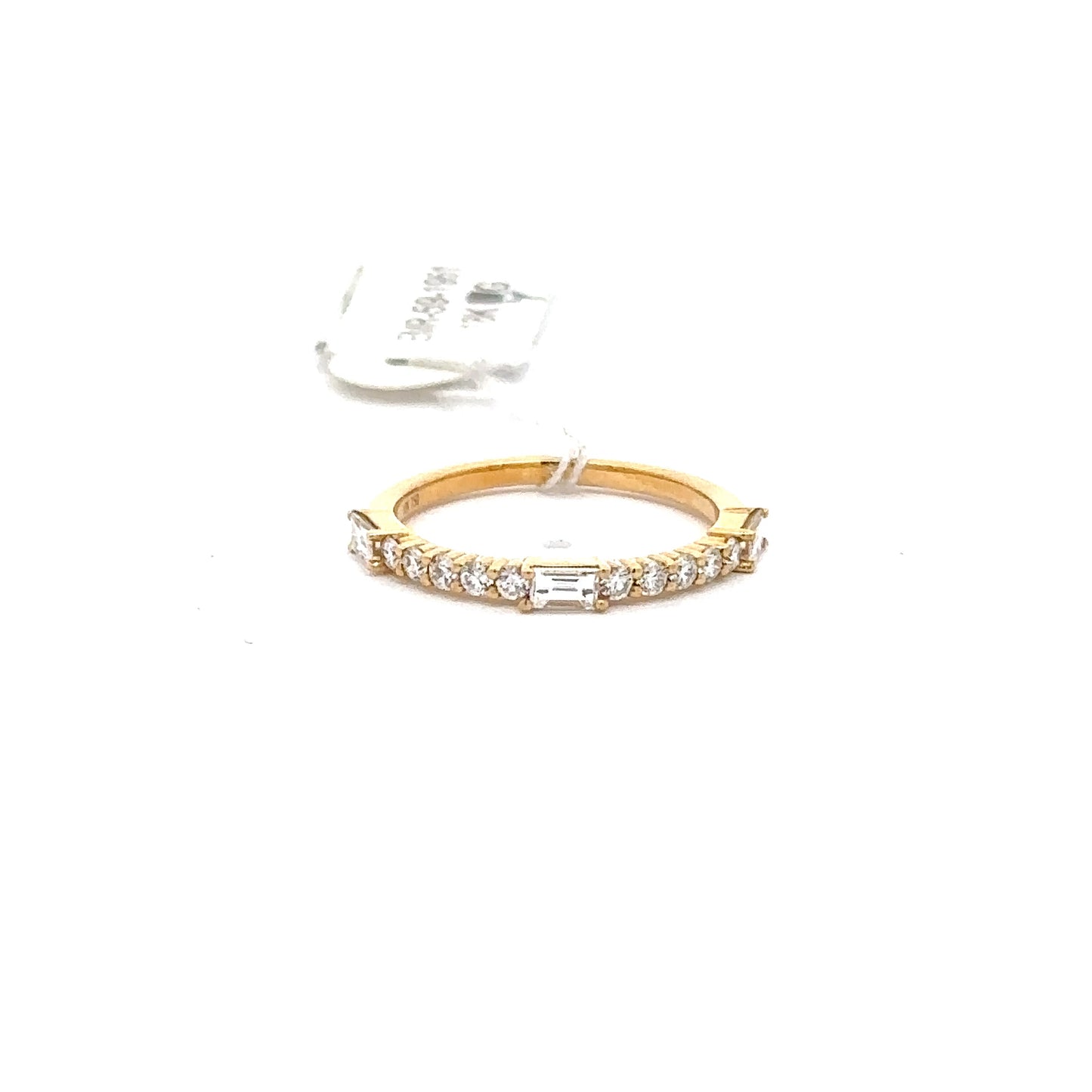 18K Yellow Gold Diamonds Ring.