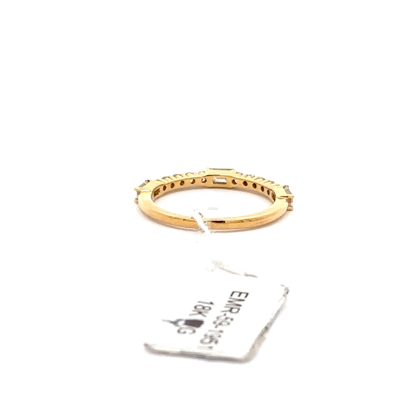 18K Yellow Gold Diamonds Ring.