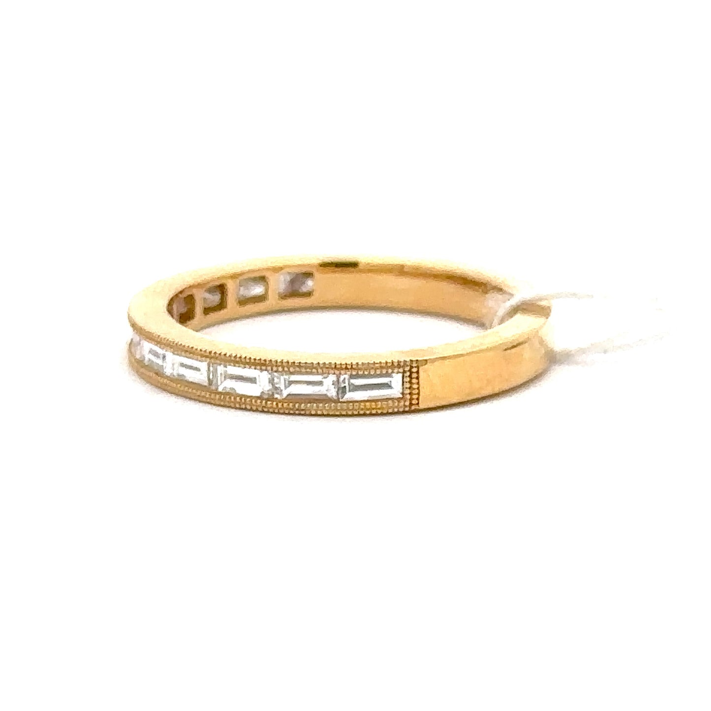 18k Yellow Gold Baguette diamond Ring (Copy)