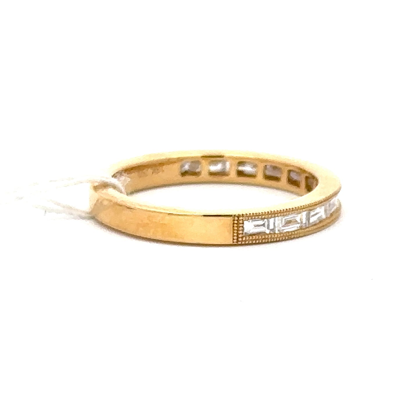 18k Yellow Gold Baguette diamond Ring (Copy)