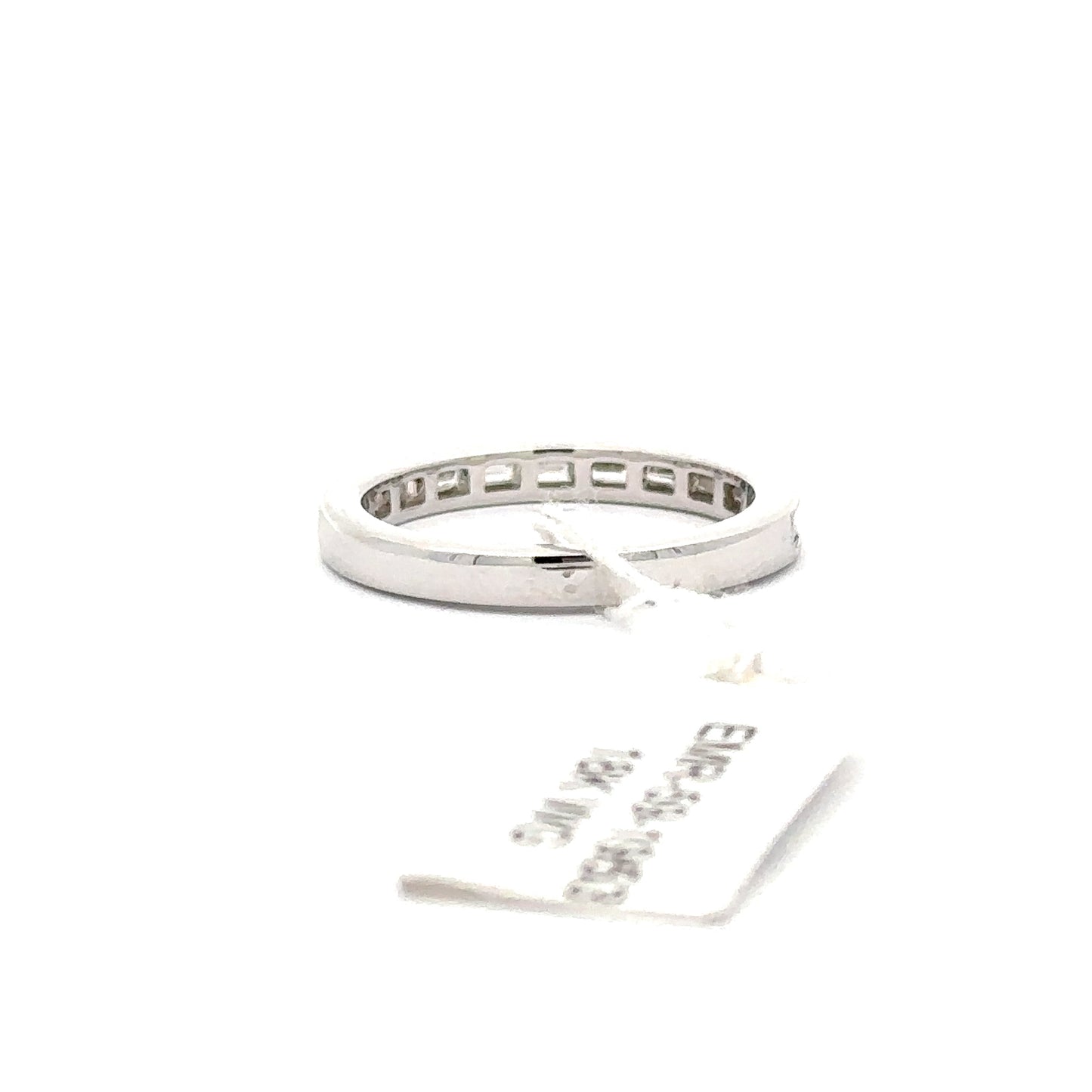 18k White Gold Baguette diamond Ring