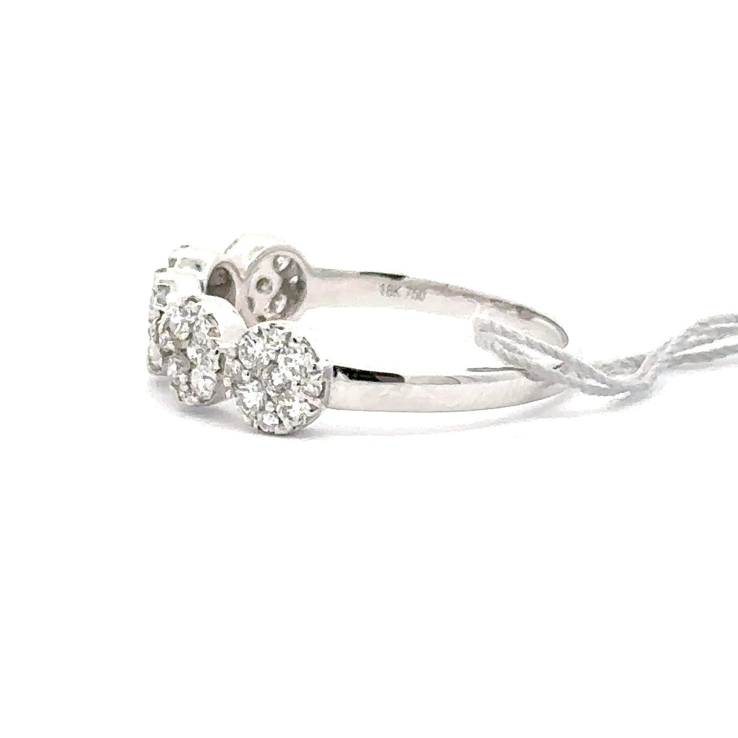 18K White Gold Ring.