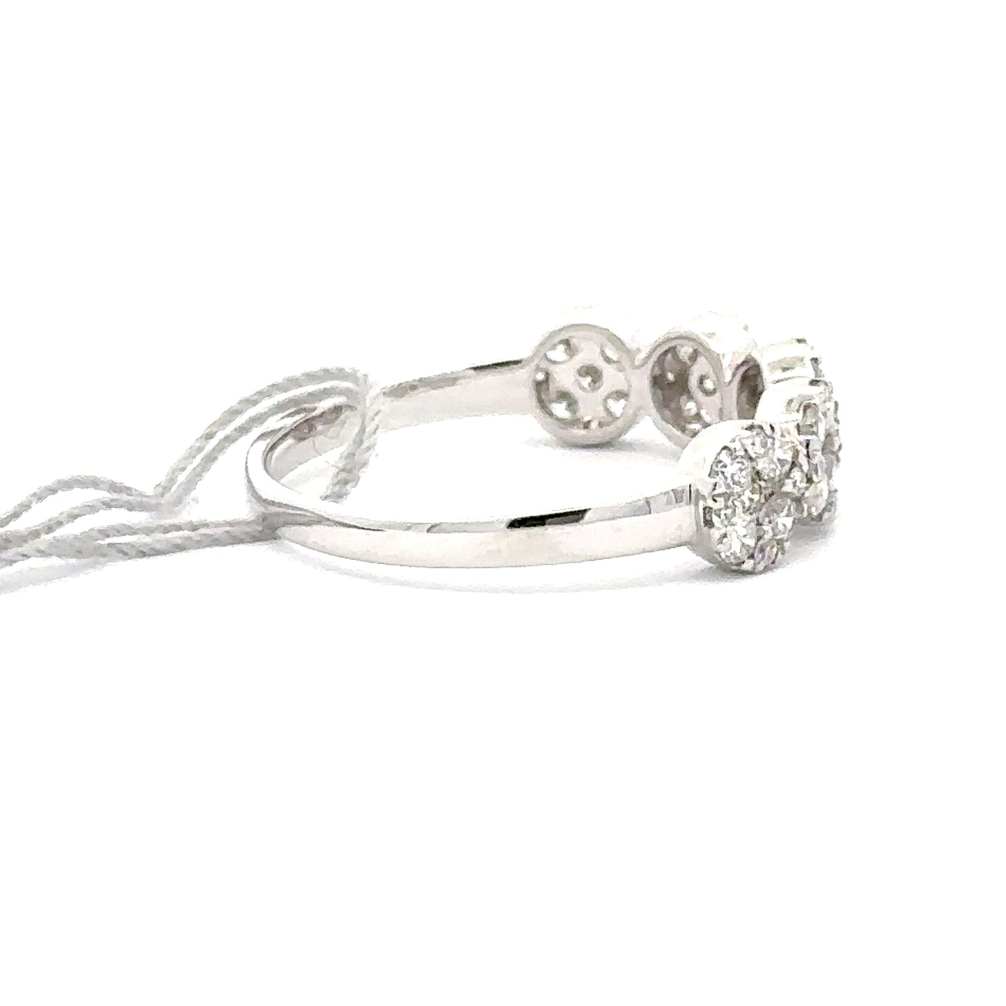 18K White Gold Ring.