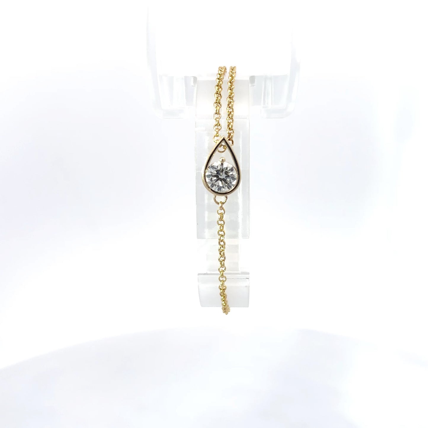 1.00 ct Lab-Grown Diamond Bracelet | 14k Yellow Gold